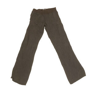 Toad & Co Linen Pants Womens Extra-Small Dark Grey Casual Yoga Festival Trousers